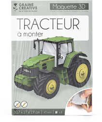 GC 3D Model Puzzel 30,7x17x19 cm Traktor