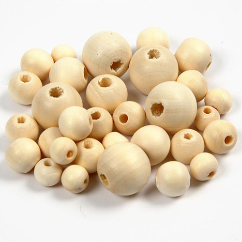 CC Houten Kralen 8-15 mm 532 stuks