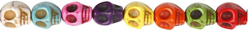 CC Howlite Beads, bold colours, Dia. 12 mm, hole size 1,5 mm, 32 pc/ 1 pack-2