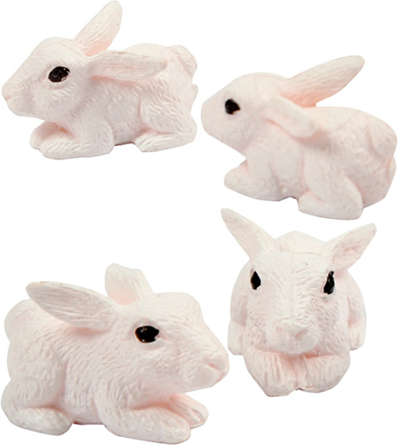 CC Miniature figurines, H: 10 mm, 4 pc/ 1 pack