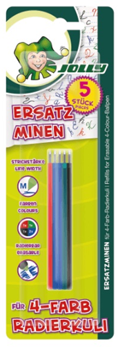 Jolly Erasable Ballpoint Pen Refills