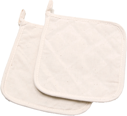 CC Katoenen Pannenlap 16,5x16,5 cm Naturel 20 stuks