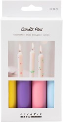 CC Kaarsenstiften Set 4x30 ml Pastelkleuren
