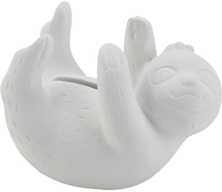 CC Teracotta Spaarpot Luiaard 11x6x5 cm 6 stuks