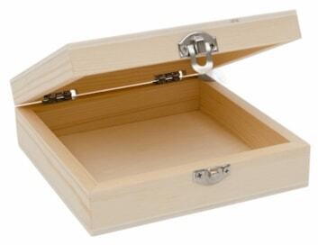 Houten Doos 12x12x4 cm