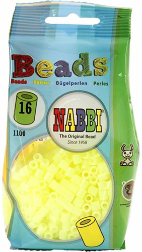 Nabbi Strijkkralen Lichtgeel 1100 stuks-2