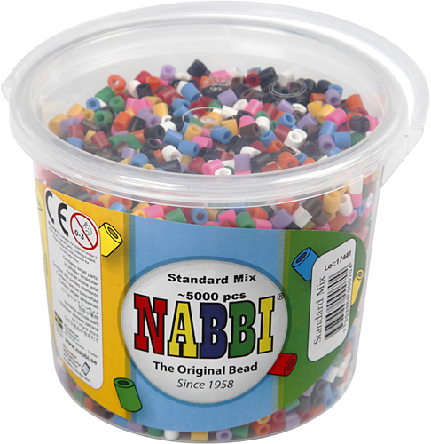 Nabbi Strijkkralen Standaardkleuren 5000 stuks-2