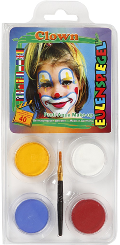 Eulenspiegel Face Paint Motifs Set Clown