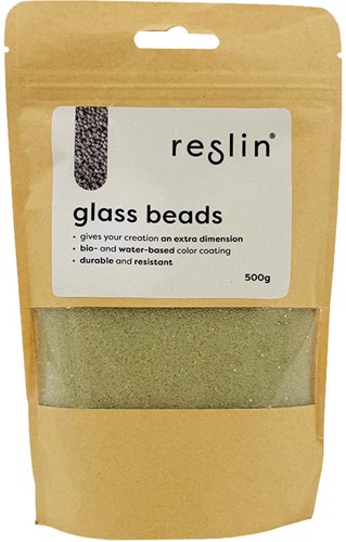 Reslin Glass Beads 500 gr Ivory