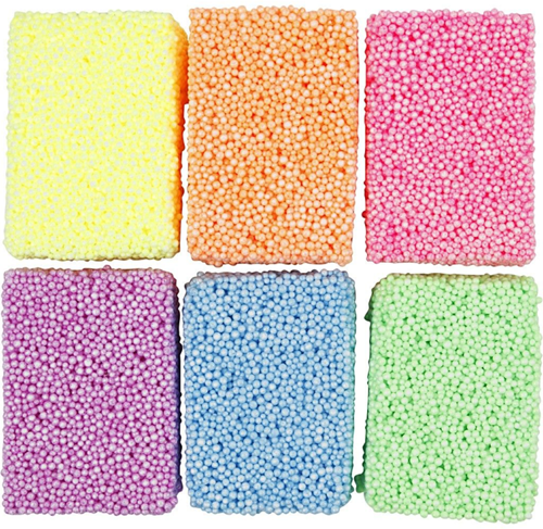 CC Soft Foam, neon colours, 6x10 g/ 1 pack