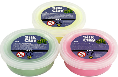 Silk Clay® Set Neon 3x14 gr