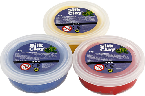 Silk Clay® Set Primaire Kleuren 3x14 gr