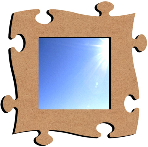 Gomille MDF Puzzel Spiegel 38 cm