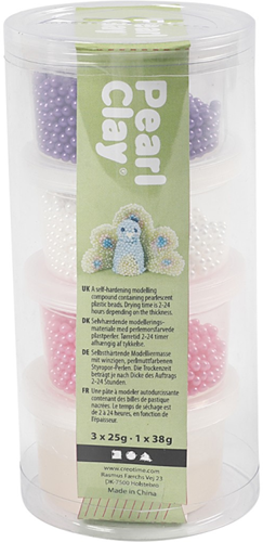 Pearl Clay Roze Wit Paars 3x25 gr-2