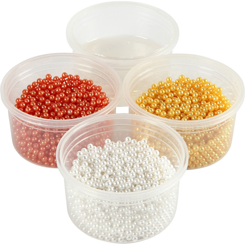 Pearl Clay Oranje, wit, geel