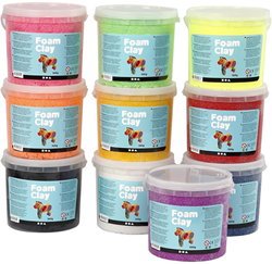 CC Foam Clay®, assorted colours, 10x560 g/ 1 pack