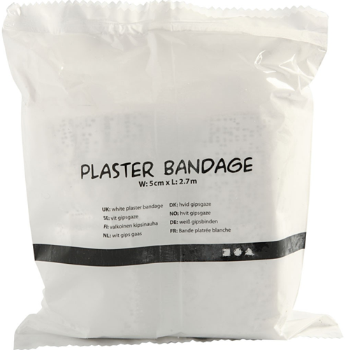CC Plaster Gauze, white, L: 2,7 m, W: 10 cm, 2 roll/ 1 pack-3