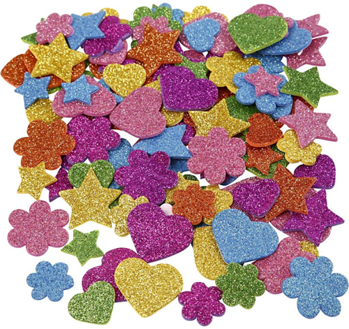 CC EVA Foam Figuren glitter