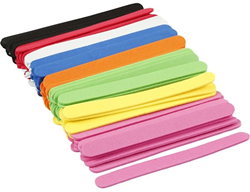 CC EVA Foam Ice Lolly Sticks, assorted colours, L: 11,5 cm, W: 1 cm, thickness 2 mm, 120 pc/ 1 pack