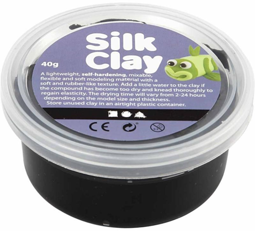 Silk Clay® Zwart 40 gr