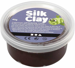 Silk Clay® Bruin 40 gr