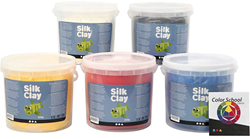 CC Silk Clay®, primary colours, 5x650 g/ 1 pack