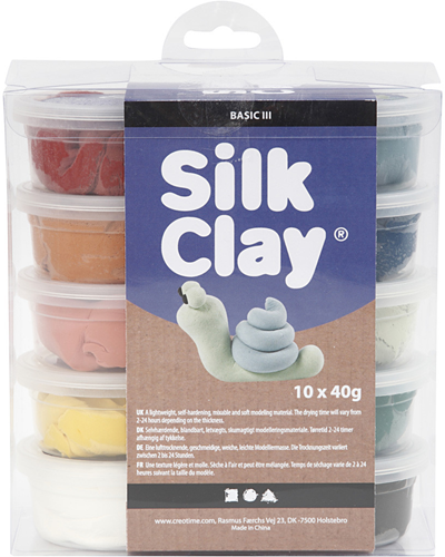 Silk Clay® Set Natuurkleuren 10x40 gr-2