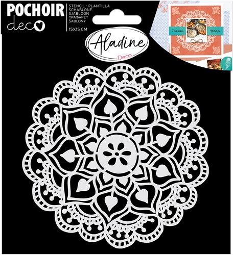 Aladine Deco Template 15x15 cm Mandala