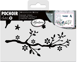 Aladine Stencil Branch 10 x 15 cm