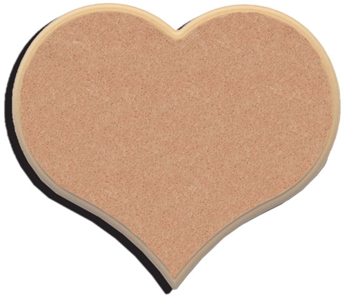 Gomille MDF Onderzetter Hart 20x20 cm