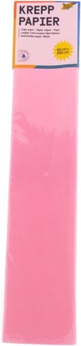 Folia Crepepapier 50x250 cm Lichtroze