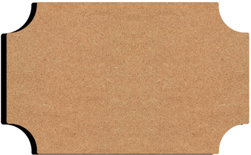 Gomille MDF Naambord 16x10 cm