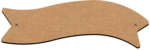 Gomille MDF Naambord 22x7 cm