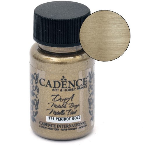 Cadence Dora Acrylverf Metallic 50 ml Peridot Gold