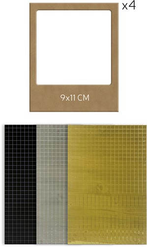 Aladine Photo Frame Decorating Set Facets Party-3