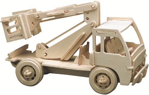 Pebaro Houten Bouwset Lift Truck-2