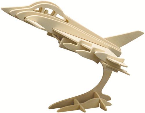 Pebaro Wooden Building Kit Eurofighter 25x20 cm-2