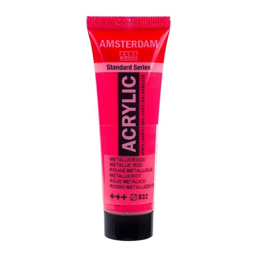 Talens Amsterdam acrylverf 20 ml 832 - Metallic Rood