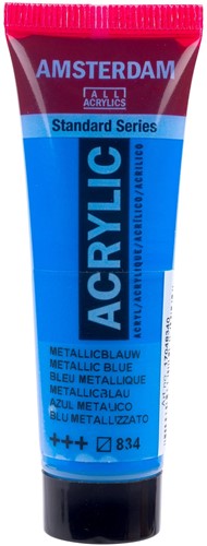 Talens Amsterdam acrylverf 20 ml 834 - Metallic Blauw