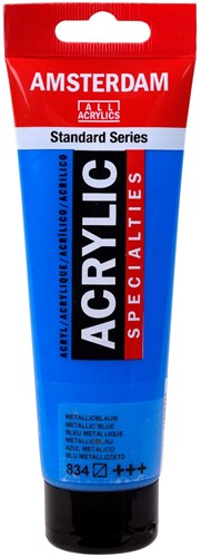 Talens Amsterdam acrylverf 120 ml 834 - Metallic Blauw