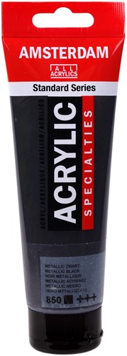 Talens Amsterdam acrylverf 20 ml 850 - Metallic Zwart