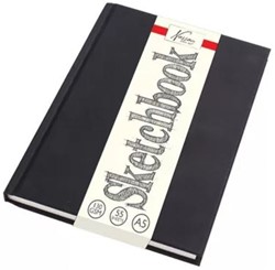 Nassau Sketchbook 13x21 cm 130gr 60 sheets Black cover