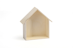 Houten Huisje 12,5x4,5x13 cm