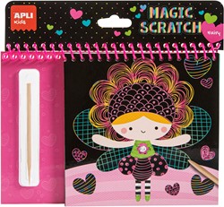 Apli Magic Scratch Krasboek Feeën