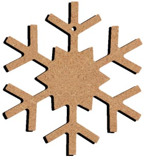 MDF Figuur IJsster 10 cm