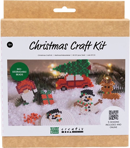 Nabbi BioBeads Creatieve Strijkkralen Set Kerst Kerstauto