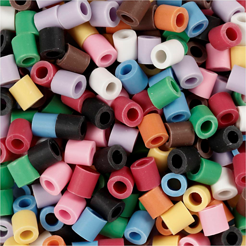 Nabbi BioBeads Strijkkralen Standaardkleuren 1000 stuks