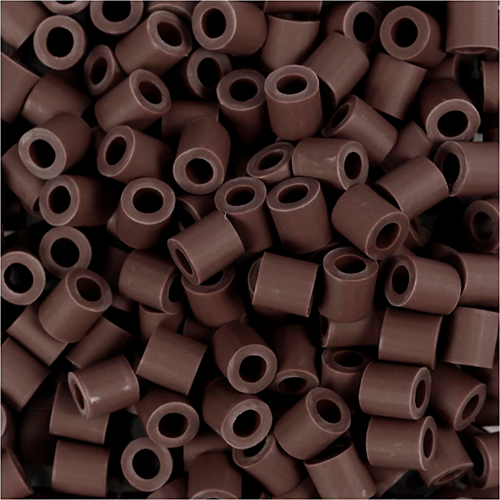 Nabbi BioBeads Strijkkralen Bruin 1000 stuks