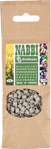 Nabbi BioBeads Iron-on Beads Gray 1000 pieces-3