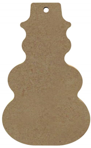 Gomille MDF Figuur Sneeuwpop 10 cm